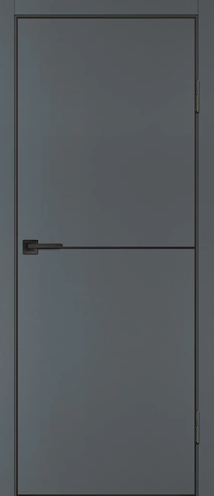 Дверь межкомнатная CADENA-7 Дера, цвет мэджик графит, алюминиевый молдинг Дверь межкомнатная CADENA-7 Дера, цвет мэджик графит, алюминиевый молдинг