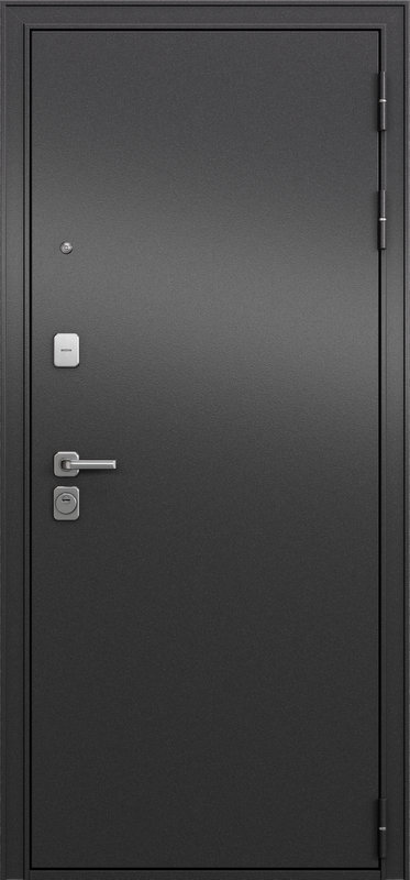 Дверь входная для квартиры TRUST MASS 1 Бульдорс, внешняя букле графит