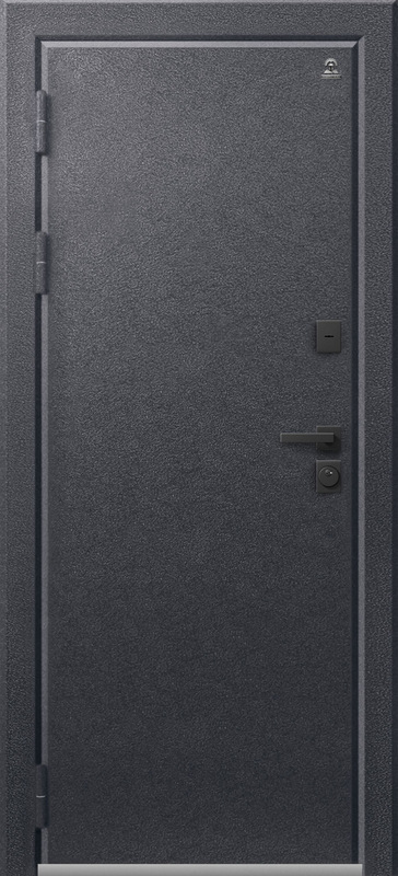 Дверь входная для улицы Т-4 с терморазрывом, внешняя антрацит муар, Центурион