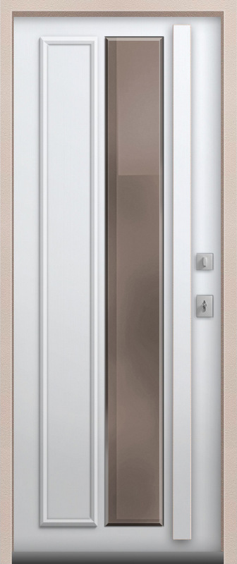 Дверь Т-5 Premium с терморазрывом для улицы, внутрь кашемир белый, стеклопакет, Центурион Дверь Т-5 Premium с терморазрывом для улицы, внутрь кашемир белый, стеклопакет, Центурион