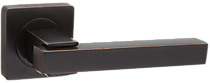 Ручка дверная "AL 533-02 ABB", бронза античная с патиной