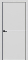 Дверь межкомнатная CADENA-7 Дера, цвет мэджик лайт, алюминиевый молдинг