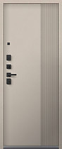 Дверь входная для квартиры LUX-2, внутрь корунд сливки, Центурион
