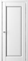 Дверь Лувр 1 ПО (Vinyl), белый, стекло - галерея