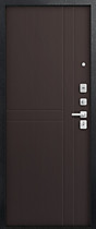 Дверь входная для квартиры, V-06, внутрь лиственница темная, Центурион