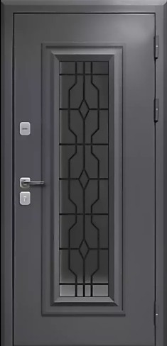 9 см Букле графит Стеклопакет Ковка-2