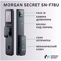 Замок F78U Морган (биометрический), дверь Орфей-650 