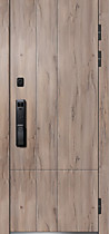 Дверь входная в квартиру Орфей-650 с био замком F78U Морган, внешняя дуб галифакс лофт